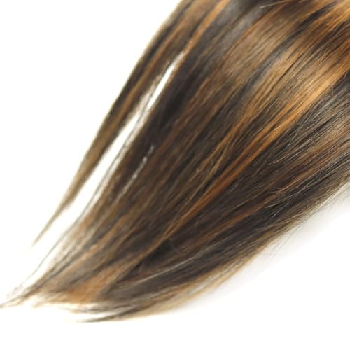 Straight Human Hair Bundles with Highlights 14-18 Inch - DiexrLamx