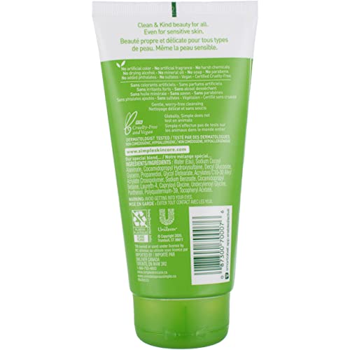 Simple Moisturizing Kind to Skin Face Wash, 5 oz