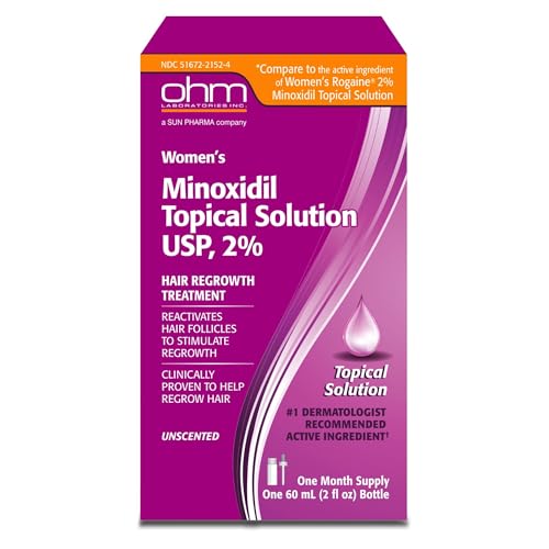 Minoxidil 2% Hair Regrowth Solution for Women | 2 Fl Oz