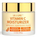 Vitamin C Face Moisturizer, Brightening & Anti-aging Face Cream with Turmeric for Dark Spots, Wrinkles & Uneven Tone, Glowing Skin Care Hydrating with Niacinamide & Squalane for All Skin Types, 2.3 Oz
