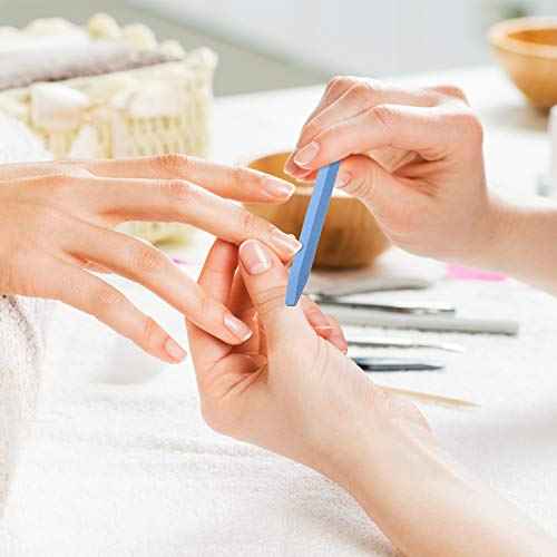 Mudder 20 Pcs Stone Nail File Pumice Stick for Fingernails Pumice Rock Nail Cuticle Pusher Rock File for Home Salon Toenail Buffing Tool
