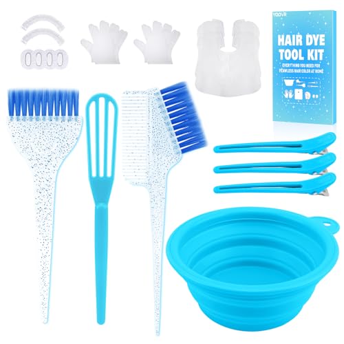 YOOVR 19-Piece Hair Bleach and Dye Kit for Home Use