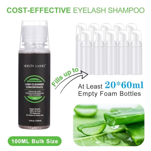 Eyelash Extension Cleanser Concentrate 100ml – Makes 20 Bottles