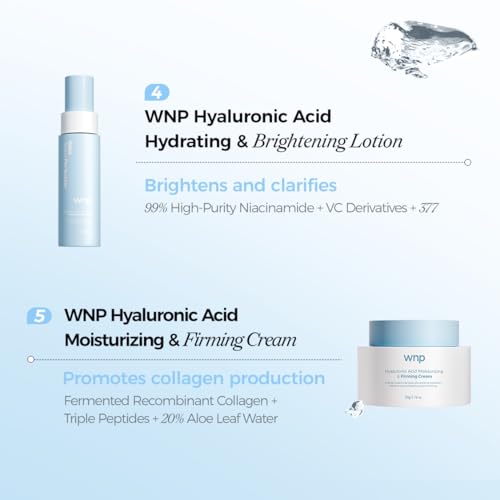 WNP Hyaluronic Acid Multi-Dimensional Hydration Set-all in one skin care set,skincare bundle
