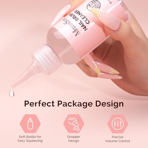 MelodySusie Nail Brush Cleaner – Gel & Acrylic 80ml