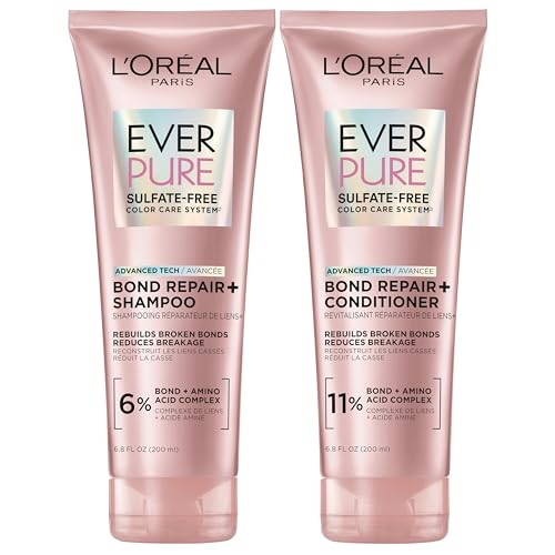 L'Oreal Paris Sulfate-Free Bond Repair Shampoo & Conditioner Set - 13.6 Fl Oz