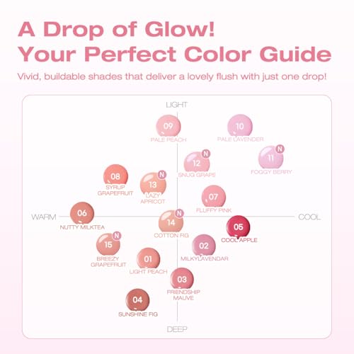 Peripera Syrupy Tok Cheek Liquid Blush 03 Mauve