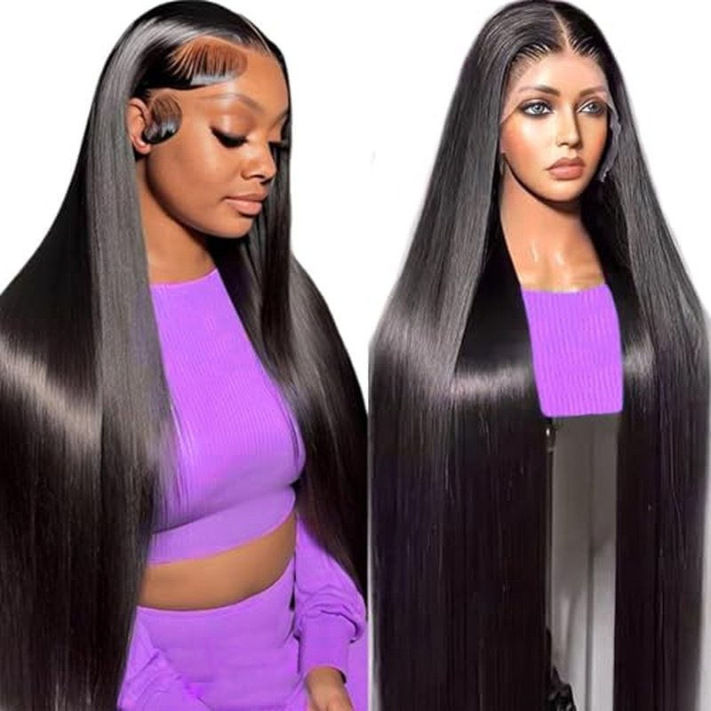 24 Inch 13x6 Lace Front Wig Human Hair Straight 200 Density