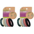 Goody Planet Goody Elastic Thick Hair Coils, Neutral Pack - Medium Hair to Thick Hair - Hair Accessories for Women and Girls, 5 Count (Pack of 2)