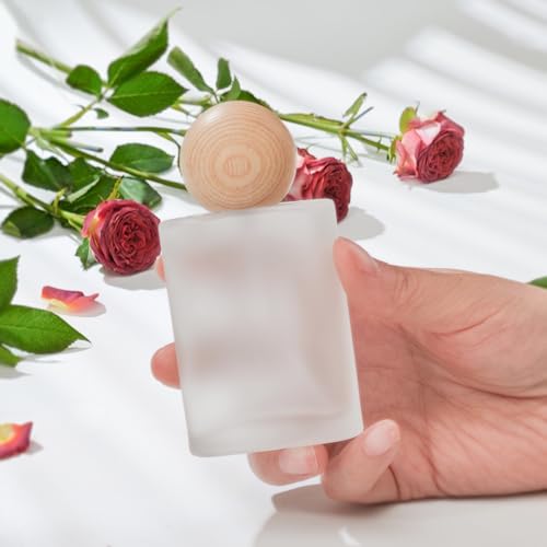 50ml Glass Perfume Spray Bottle - 2 Pack Refillable Atomizer