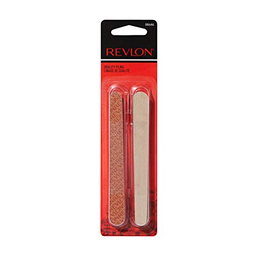 Revlon Compact Emery Boards - 24 Count Nail Files for Shaping & Smoothing - Travel Size