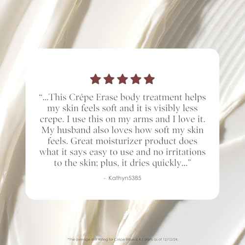 BODY FIRM Crepe Erase Body Repair Treatment, Anti-Aging Wrinkle Cream, Support Skins Natural Elastin & Collagen Production - 10oz