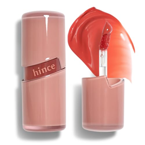 HINCE Raw Glow Lip Tint - RAWPRICOT, 0.13 Fl Oz, Hydrating Glossy Lip Stain (Pack of 1)