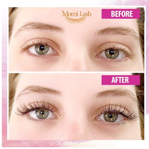 Volume Lash Extension, 0.05, 0.07, 0.10 Thickness C/D/CC Curl Mixed Premium Eyelash Extension, Professional Salon Use Soft Silk Lash Trays for Lash Extensions (Black 0.07 D, 7-15mm)