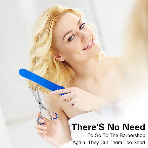 Professional Hair Cutting Kit Set of 3 – Scissors, Bangs Cutter & Clips