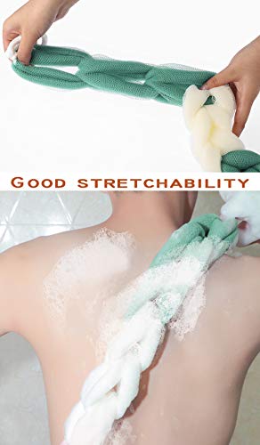 Long Stretch Back Sponge with Rope Handles - 4 Pack
