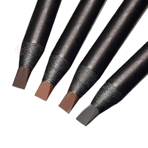 4Pcs Peel-Off Eyebrow Pencil Set - Waterproof Brow Liner