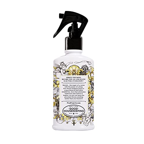 Poo-Pourri Before-You-Go Toilet Spray, Original Citrus, 8 Fl Oz - Lemon, Bergamot and Lemongrass