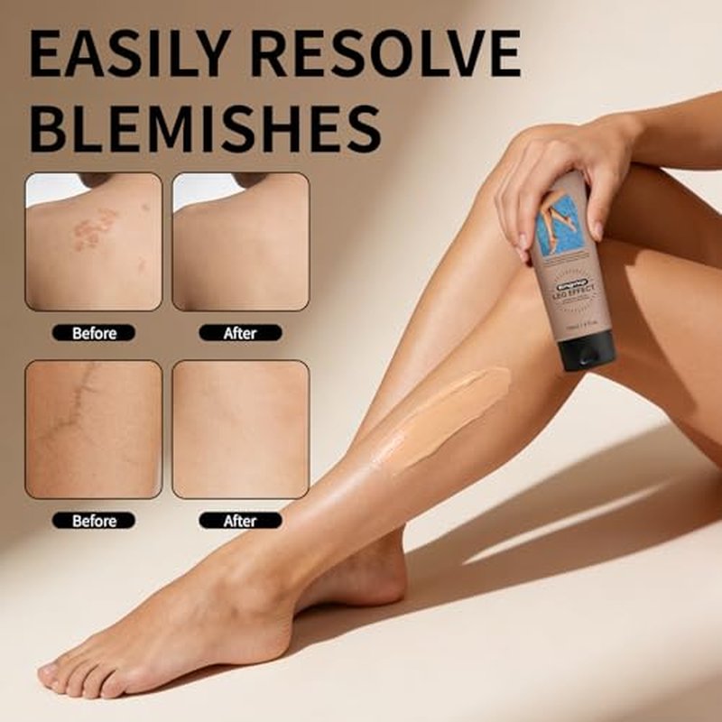 Waterproof Leg Makeup with SPF 30 - Medium Coverage Body Concealer