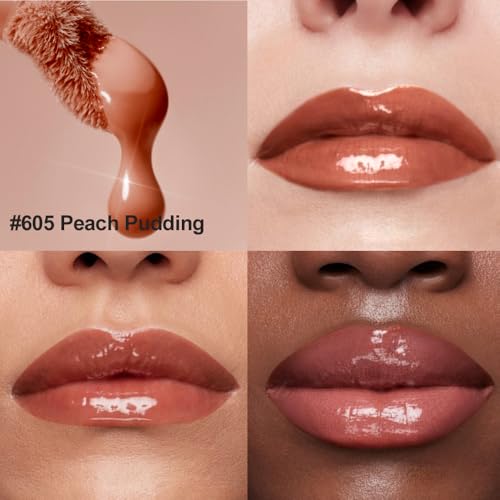 Long-lasting, smudge-proof liquid lip gloss,Highly pigmented, vibrant color, instant shine,Moisturizing and plumping,Waterproof and transfer-proof,Perfect Makeup Gift for Women,605#