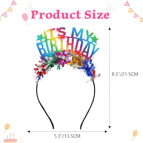 Glow-in-the-Dark Happy Birthday Headband for Women