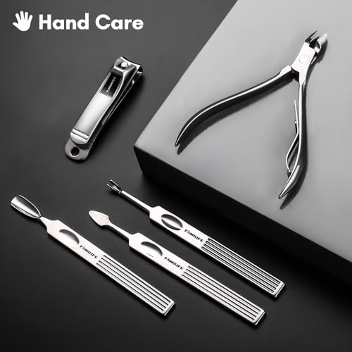 11-Piece Stainless Steel Manicure Set with Travel Case