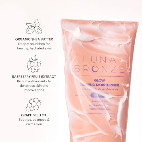 Luna Bronze Gradual Self Tanning Moisturizer Lotion 200ml