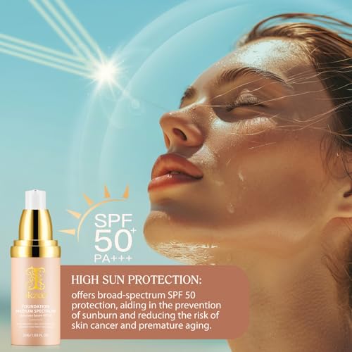 4-in-1 Waterproof Foundation Liquid - 24Hr Coverage (2 Pack)