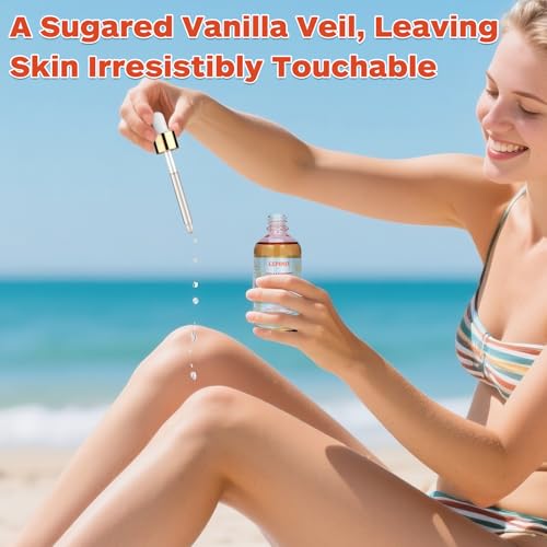 LEPONIX After Shave Oil for Women - 2025's Strawberry Vanilla Revolution (Not Grandma's Shave Oil) - Post Shave Treatment Prevents Ingrown Hairs & Razor Burn - Razor Bumps Treatment for Women - 100ml