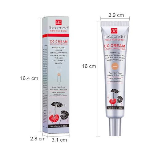 CC Cream with SPF 25 - Full Coverage Foundation, Light Shade 45ml