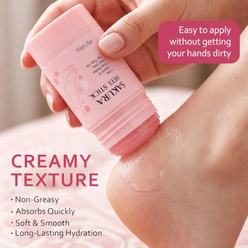 KOSRA Japan Sakura Foot Heel Stick Moisturizer for Dry Cracked Skin 40g