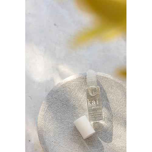 kai perfume oil ? a fresh, beautiful, light gardenia scent wrapped in white exotics, 1/8 oz perfume roll-on | long lasting, serene, vegan, clean and inspired by memories of Hawaiian vacations