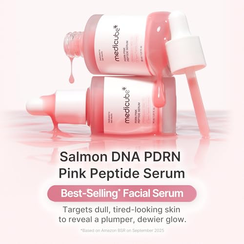 Medicube PDRN Pink Peptide Serum - Hydrating & Firming Face Serum, 1.01 fl oz