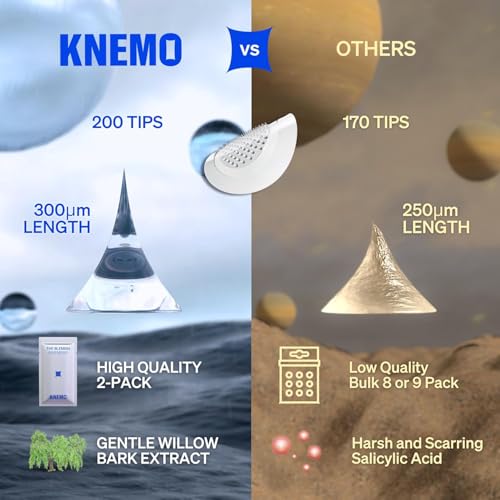 KNEMO Microtip Hydrocolloid Acne Pimple Patches - 8 Pack for Early Zits & Blemishes
