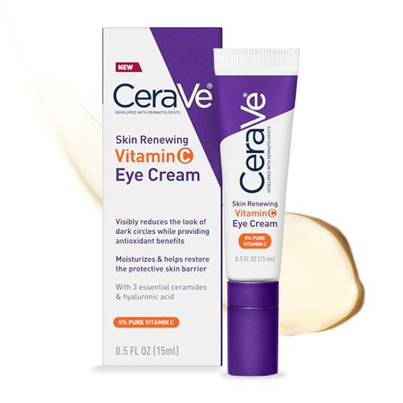 CeraVe Vitamin C Eye Cream - Dark Circles & Puffiness, 0.5 oz