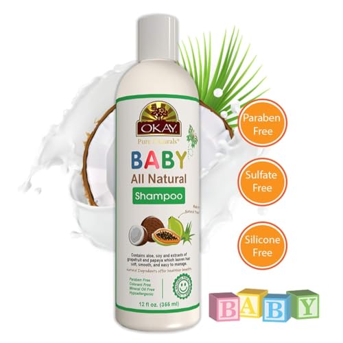 OKAY Pure Naturals All Natural Baby Shampoo - 12 oz / 355 ml