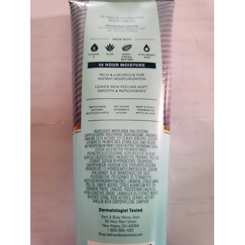 Bath & Body Works Men's Distiller's Gin Ultimate Hydration Body Cream 8 Ounces Pack of 2