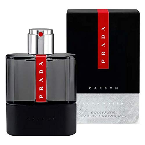 Prada Luna Rossa Carbon Eau de Toilette Cologne Spray for Men - 5.0 oz