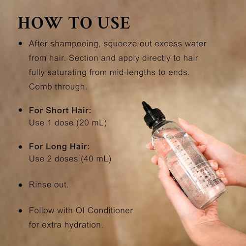 Davines OI Liquid Luster, Nourishing Rinse-Off Treatment, Add Shine Weightlessly, 10.14 Fl Oz