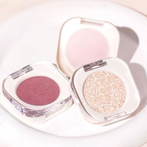 Silver Glitter Eyeshadow - Metallic Single Shadow Makeup