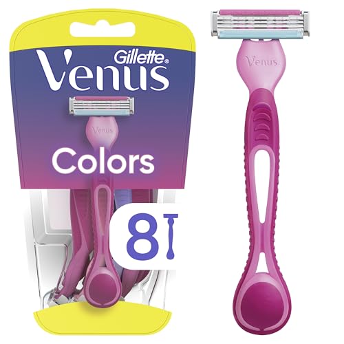Women's Disposable Razors - 3-Blade Close Shave, 8 Count