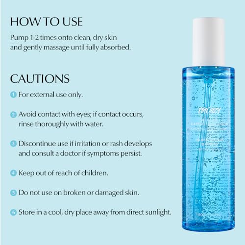 I'M LAZY All-in-One Clear Gel Moisturizer ? Fast Absorbing Hydration with Hyaluronic Acid & Marine Complex | Non-Sticky All-in-One Face Gel for Men & Women (5.07 fl oz)