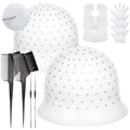 YOOVR Hair Highlighting Kit with Pre-Punched Silicone Caps & Metal Hooks