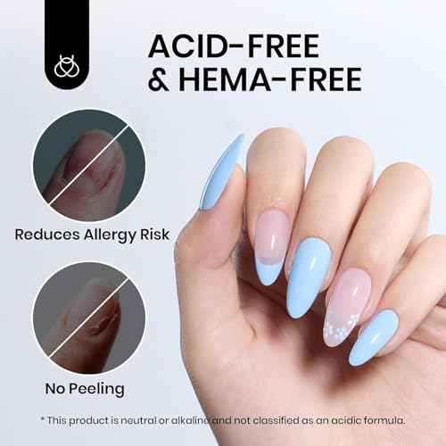 Beetles 3Pcs Gel Nail Glue Nail Dehydrator and Primer, Professional Nail Prep Acid-Free Hema-Free Dehydrate Bond Primer 9 in 1 Gel Glue Kit for Press On Nails Nail Tips Nail Extension Gifts for Women