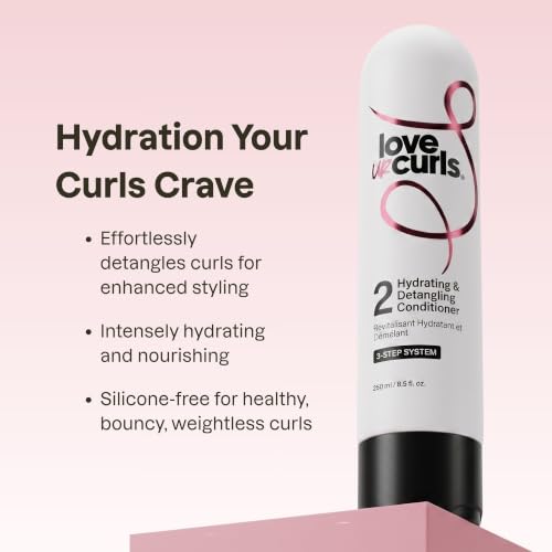 Love Ur Curls 17oz Curly Hair Shampoo & Conditioner Set - Moisturizing & Hydrating