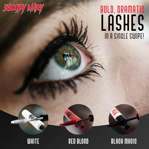White Mascara for Costumes & Cosplay - Waterproof