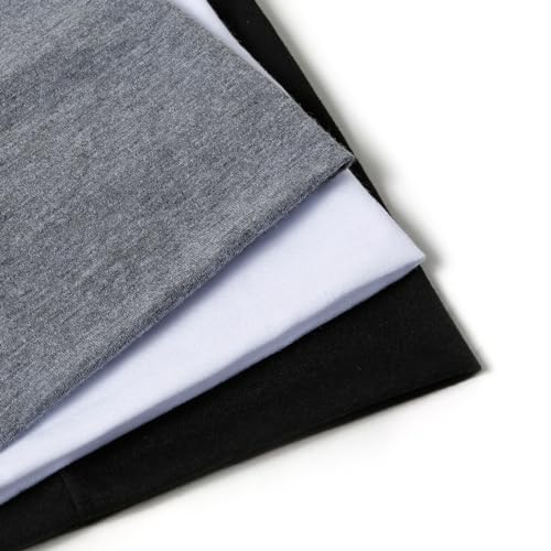 Wide Boho Headbands for Women - Non-Slip Elastic Cotton Spandex