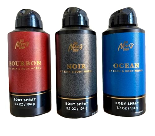 Bath & Body Works Men's Shop Body Spray 3-Pack
