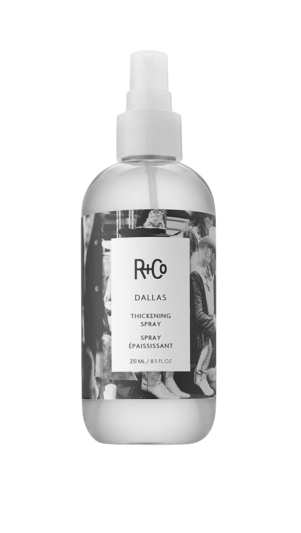 R+Co Dallas Thickening Spray | Blow Out, For Volume + Body + Shine | Vegan + Cruelty-Free | 8.5 Oz