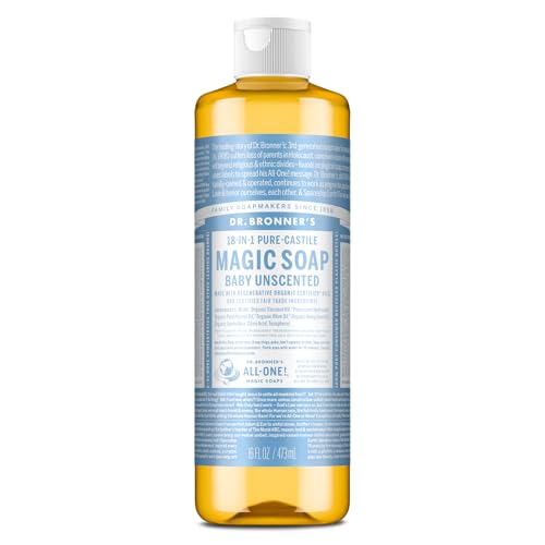 Dr. Bronner's Pure-Castile Liquid Soap Baby Unscented 16oz